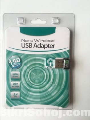 150Mbps High Speed USB2.0 Nano Wireless USB Adapter